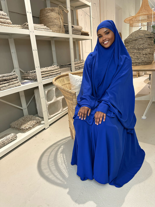 Khimaar set navy blue