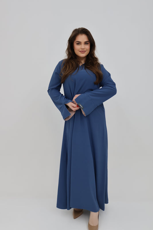Abaya dress blue X pink