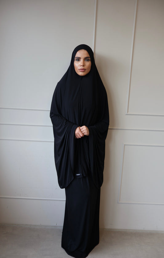 Premium jersey khimaar black