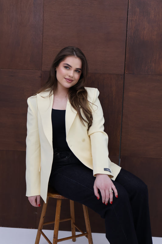 Blazer butter yellow