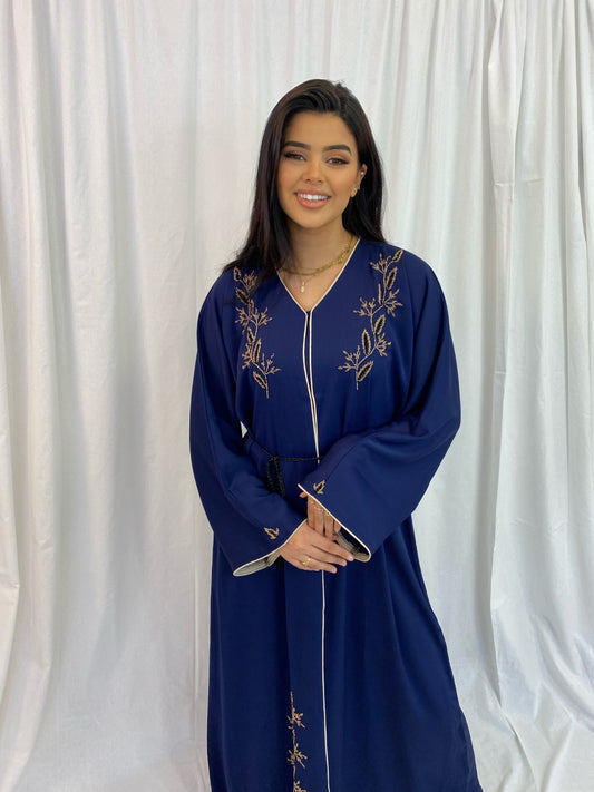 Exclusive Abaya dark blue