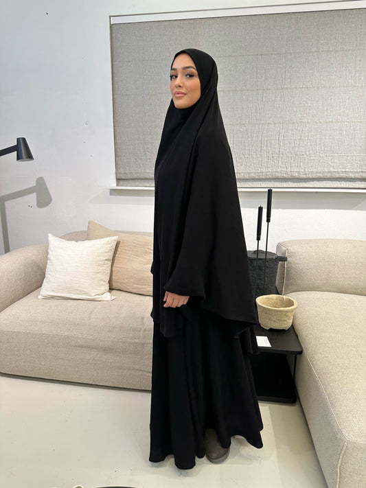 Khimaar set black