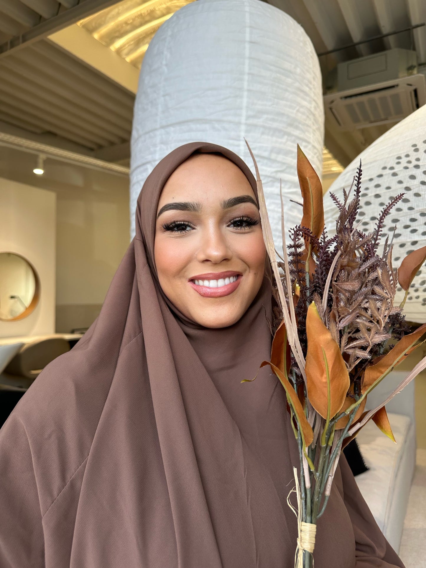 Khimaar set brown