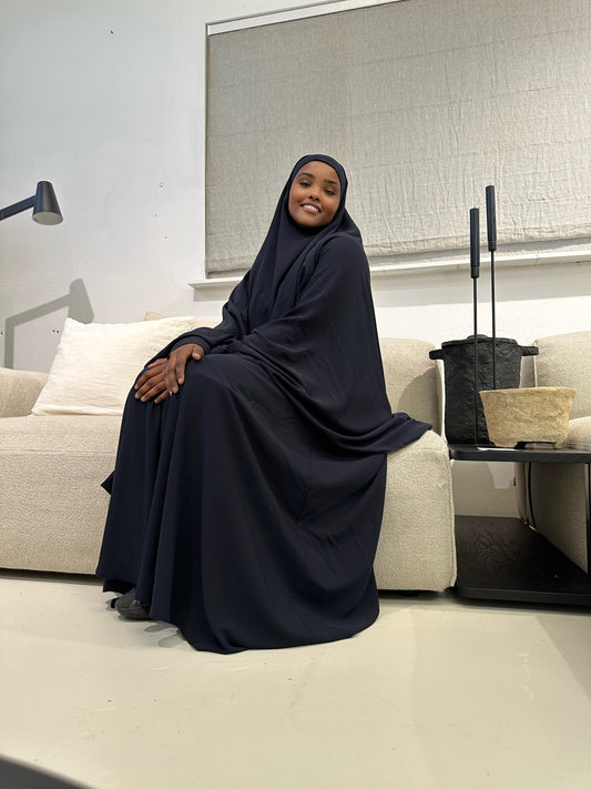 Khimaar set dark blue