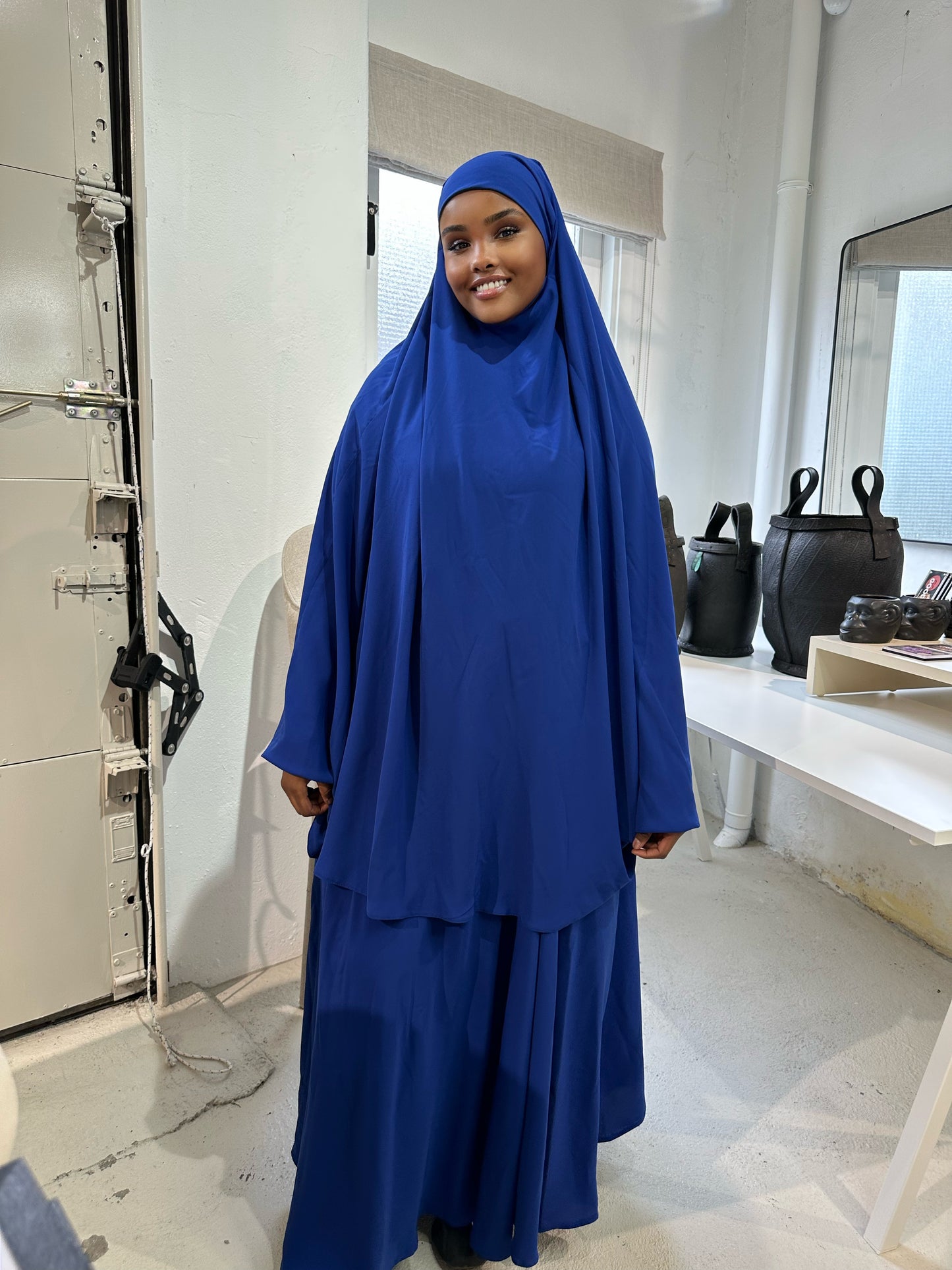 Khimaar set navy blue