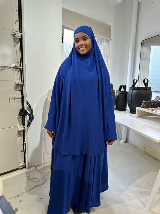 Khimaar set navy blue